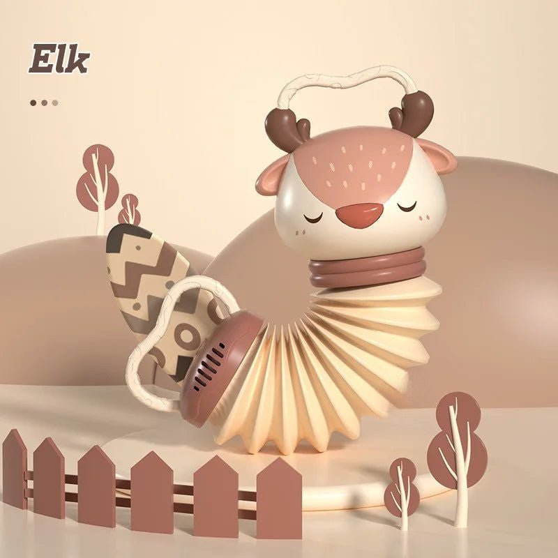 HARMONIBÉBÉ – 2-in-1 Baby-Akkordeon & Rassel für Musikalische Frühförderung