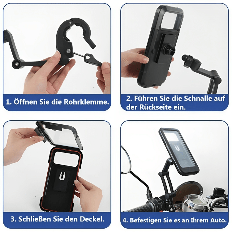 VELOCASE – Waterproof Bicycle Smartphone Holder with Protective Function