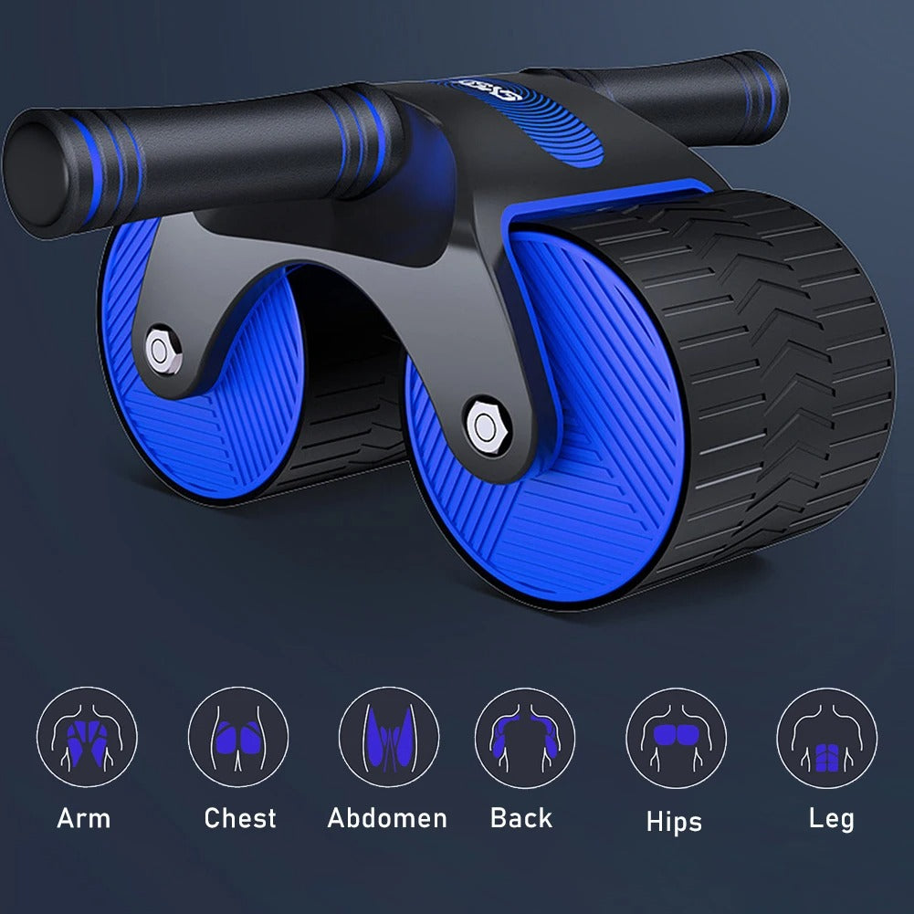 Coremaster AB-Roller - Non-slip abdominal trainer wheel with recoil function