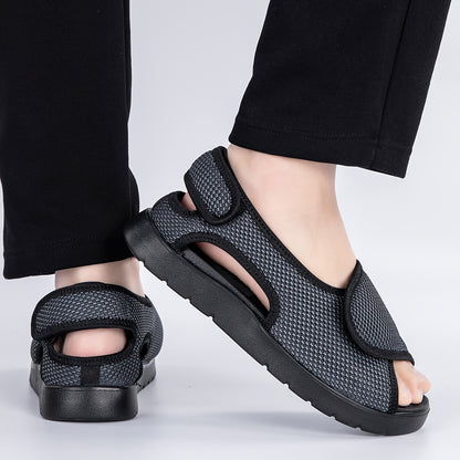 WIDENOX – Zapatos cómodos transpirables de ancho extra para pies hinchados