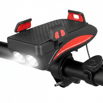 CYCLOLIGHT – Faro para bicicleta con powerbank y soporte para teléfono
