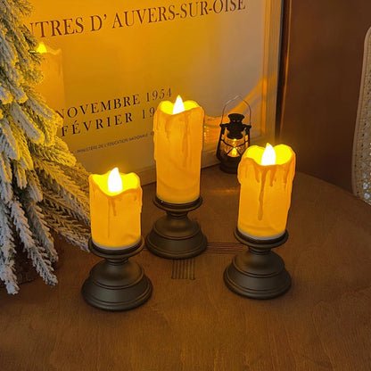 LUMIVEL – Bougies LED sans flamme à effet vacillant réaliste