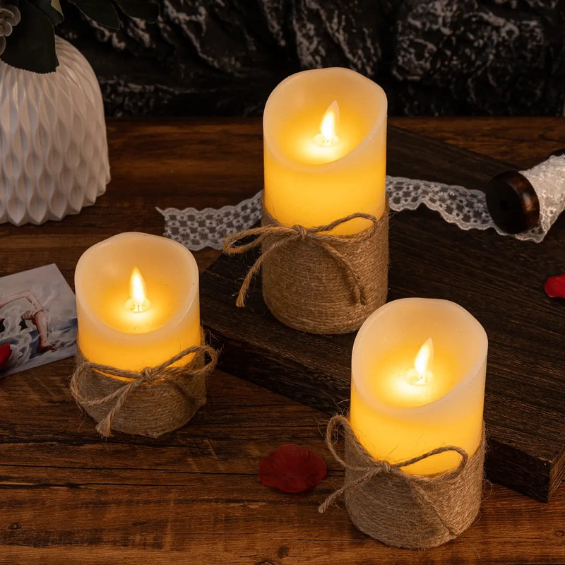 LUMIVEL – Bougies LED sans flamme à effet vacillant réaliste