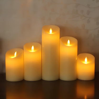 LUMIVEL – Bougies LED sans flamme à effet vacillant réaliste