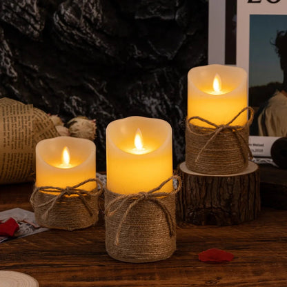 LUMIVEL – Bougies LED sans flamme à effet vacillant réaliste