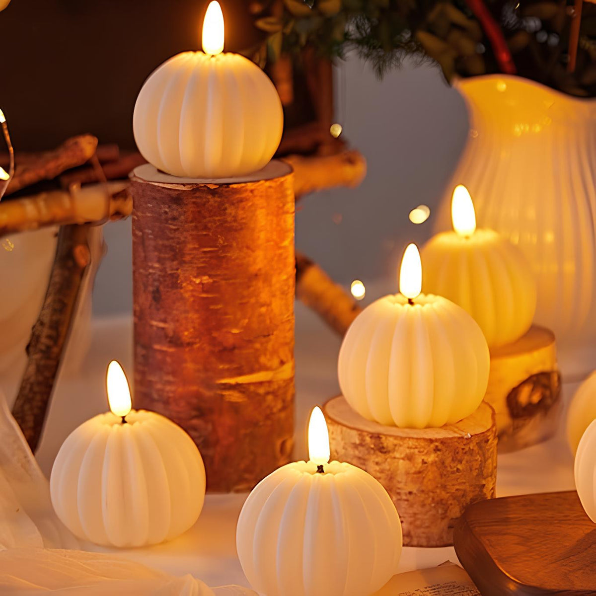 LUMIVEL – Bougies LED sans flamme à effet vacillant réaliste