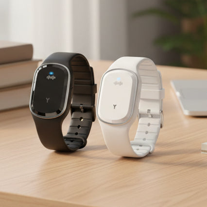 REPELLIQON – Pulsera ultrasónica para repeler mosquitos con batería recargable y diseño moderno