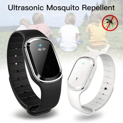 REPELLIQON – Bracelet anti-moustiques à ultrasons avec batterie rechargeable et design moderne