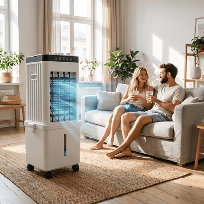 NOVACOOL – Enfriador de aire 3 en 1 – Ventilador y humidificador en uno