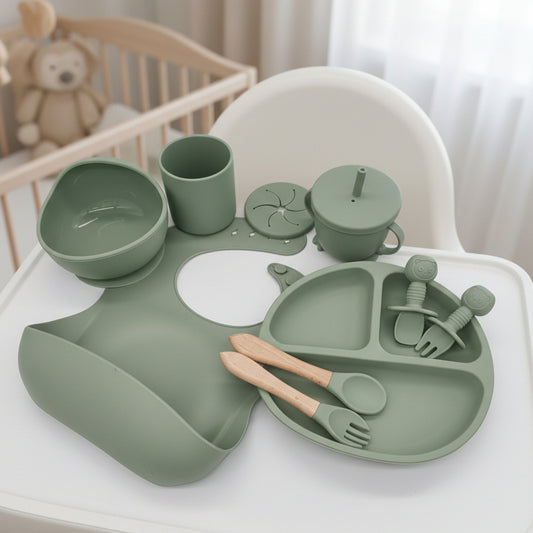 ColorMunch Set para Bebés – Servicio de comida libre de BPA y amigable para niños pequeños
