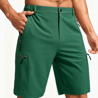 EXPLORENEST – Durable Men's Cargo Bermuda Shorts with Plenty of Pockets