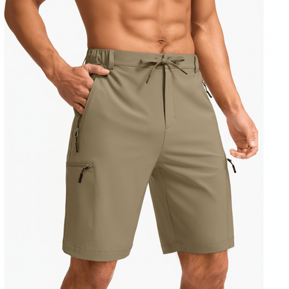 EXPLORENEST – Durable Men's Cargo Bermuda Shorts with Plenty of Pockets