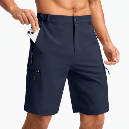 EXPLORENEST – Durable Men's Cargo Bermuda Shorts with Plenty of Pockets