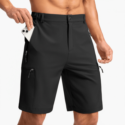 EXPLORENEST – Durable Men's Cargo Bermuda Shorts with Plenty of Pockets