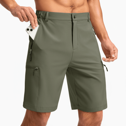 EXPLORENEST – Durable Men's Cargo Bermuda Shorts with Plenty of Pockets