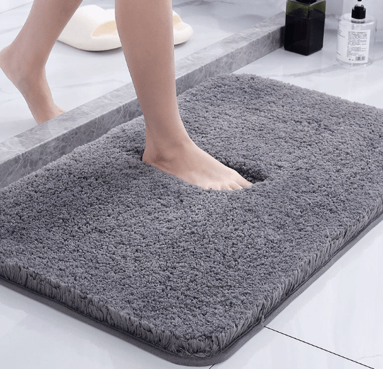 CloudLuxe Bath Mat - Super-thick luxury bath mat with ultra-soft surface & non-slip underside