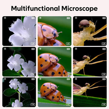 CurioScope Micro - Microscope pour enfants avec enregistrement photo & vidéo