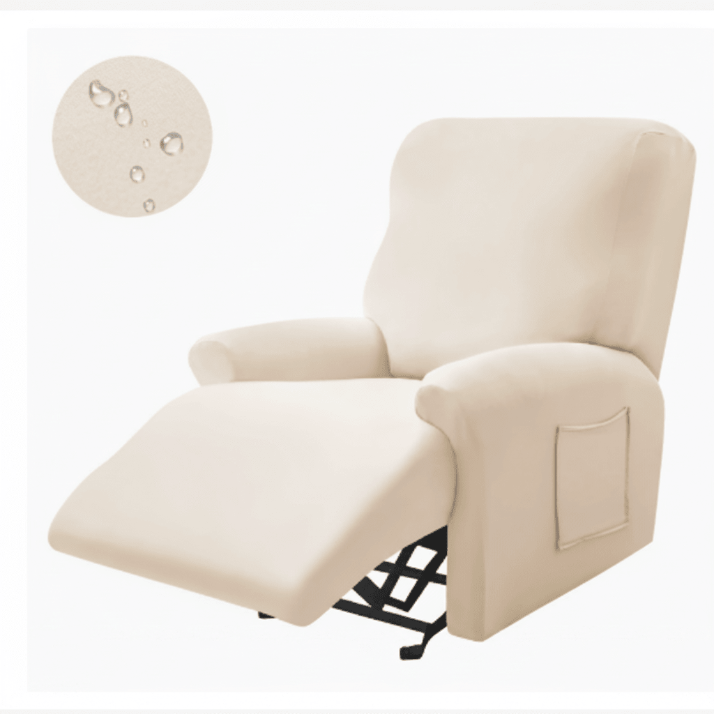 SOFTSEAT – 2-zits relaxfauteuilhoes met bekerhouders, dik & slijtvast