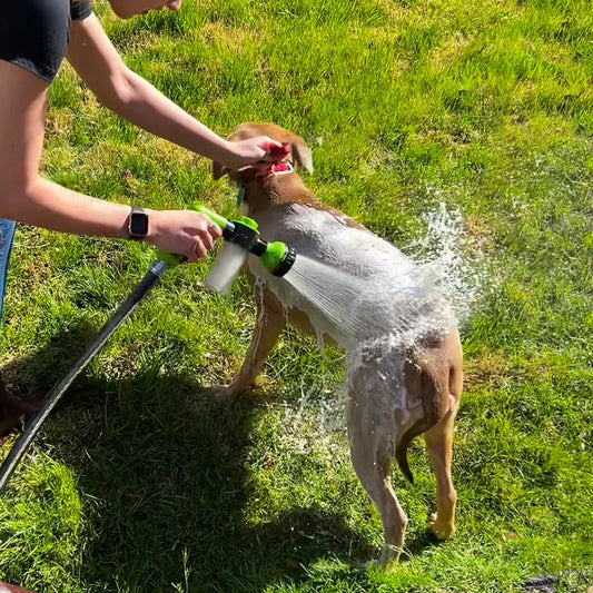 Haustierbadspray – Benutzerfreundliches Spray für stressfreies Baden mit 360°-Sprühfunktion-1