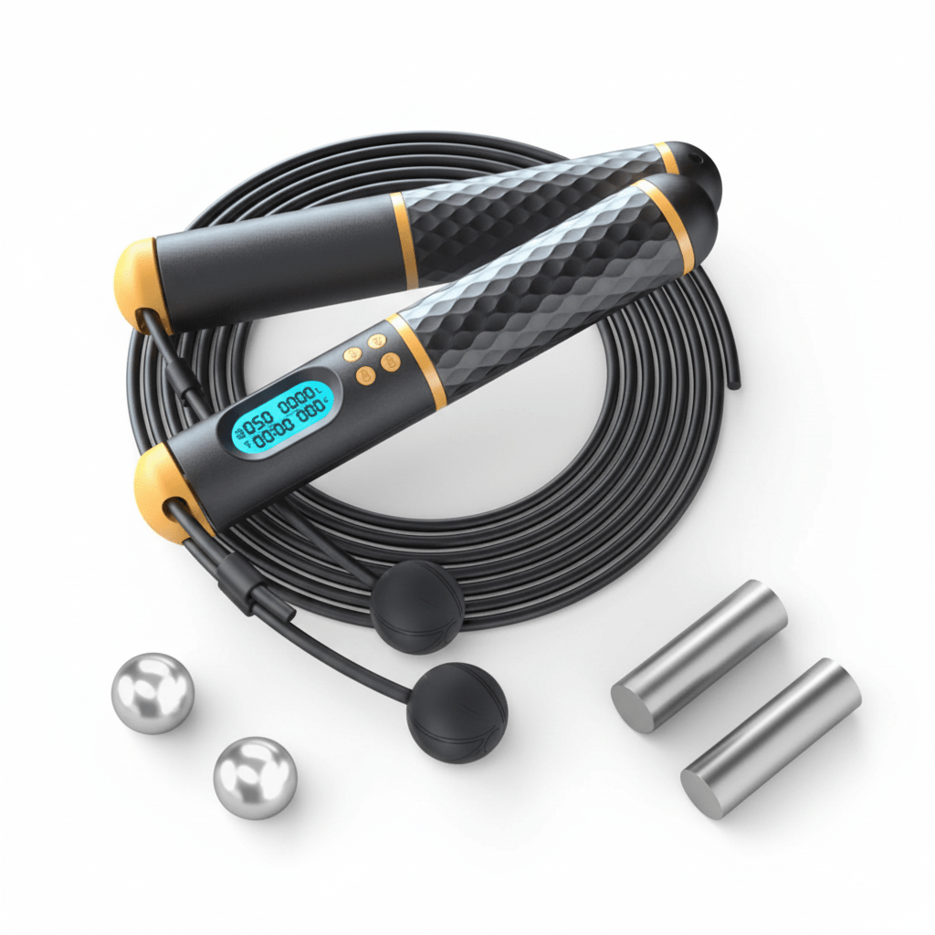 Speedfit - Digital skipping rope with calorie counter & target reminder