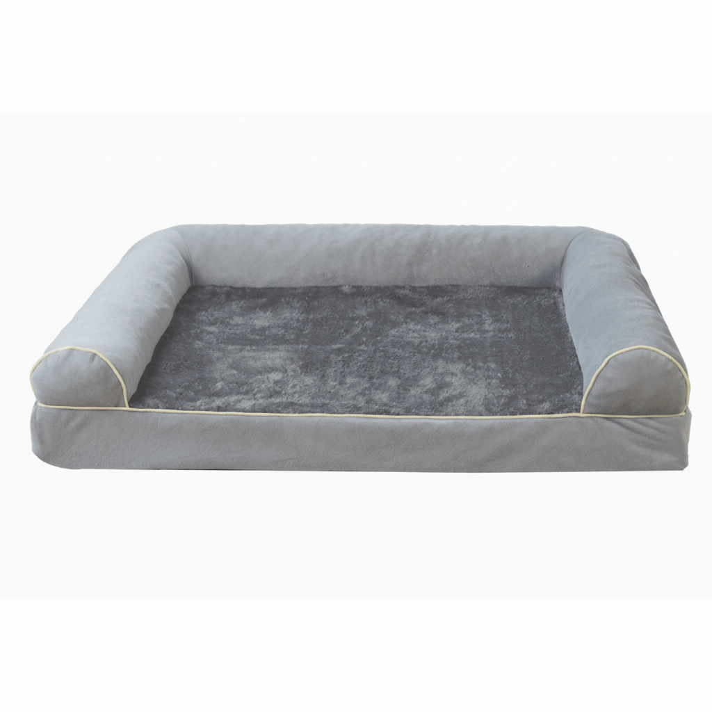 PAWFORT – divano ortopedico per cani con bordo alto per un sonno sicuro e supportato