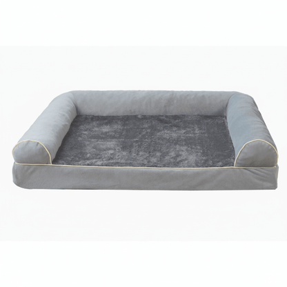 PAWFORT – divano ortopedico per cani con bordo alto per un sonno sicuro e supportato