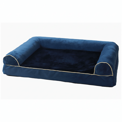 PAWFORT – divano ortopedico per cani con bordo alto per un sonno sicuro e supportato