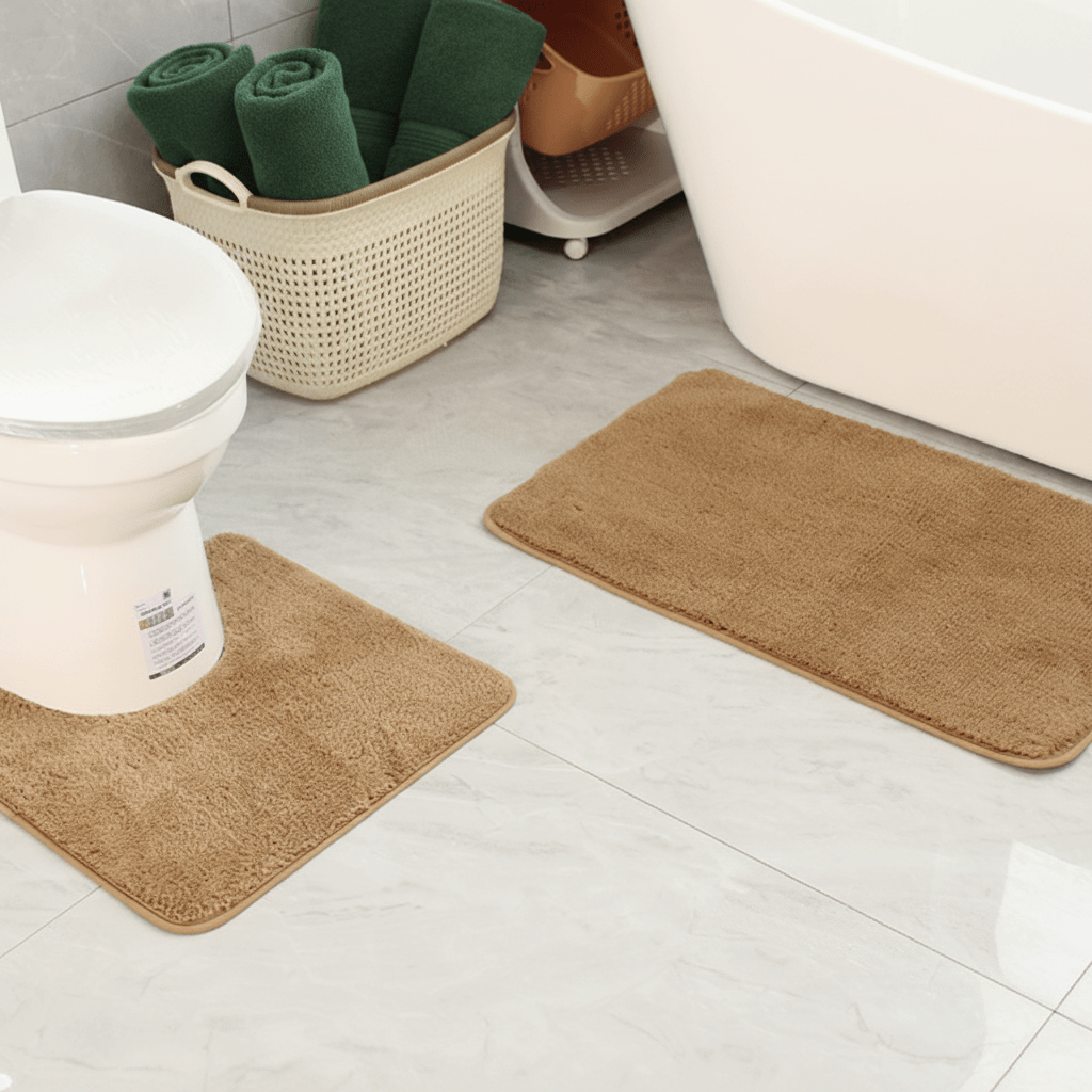 SOFTURA COMFORTMAT – Tapis de bain en microfibre duveteuse pour un confort sec et une tenue sûre