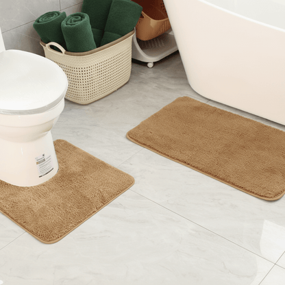 SOFTURA COMFORTMAT – Tapis de bain en microfibre duveteuse pour un confort sec et une tenue sûre