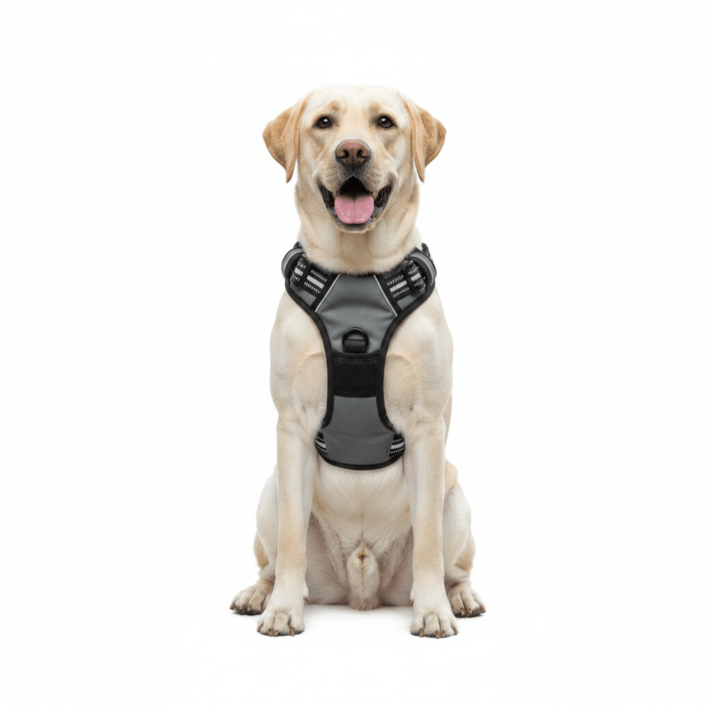 TRAILPAW – Reflective, Breathable Dog Harness for Small and Large Dogs