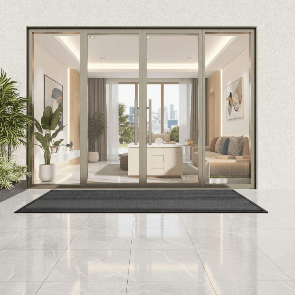 ENTRYPRO – Heavy-Duty Doormat with Non-Slip Backing and Dirt-Trapping Function
