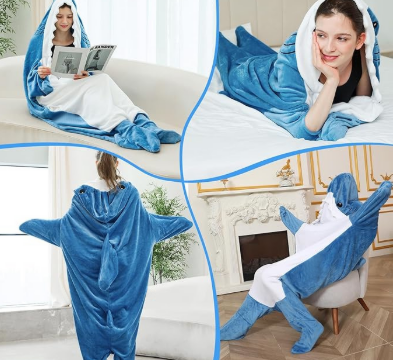 SharkBuddy - Cuddly shark romper for children & adults