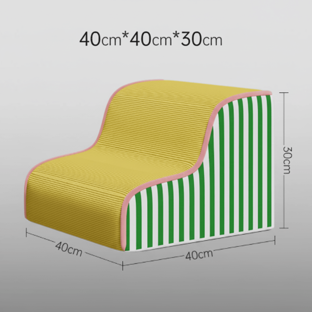 PAWGLIDE CORE – Stützende Schaumstoff-Hundetreppe mit sanfter Steigung und sicherem Halt