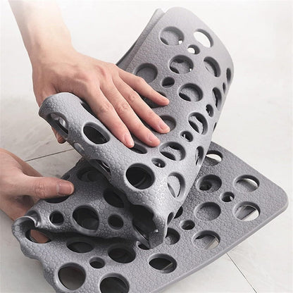 Rutschfeste Duschmatte für Senioren – Antirutschmatte Dusche mit Hygieneschutz und Saugbechern-6