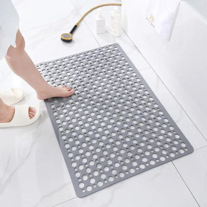 Rutschfeste Duschmatte für Senioren – Antirutschmatte Dusche mit Hygieneschutz und Saugbechern-3
