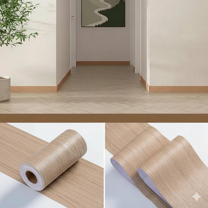 WOODSTRIPE – Verdickter PVC Wandaufkleber in Holzmaserung