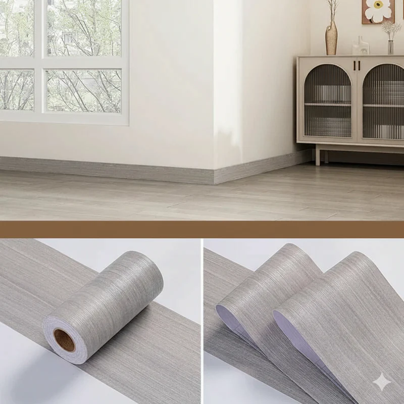 WOODSTRIPE – Verdickter PVC Wandaufkleber in Holzmaserung