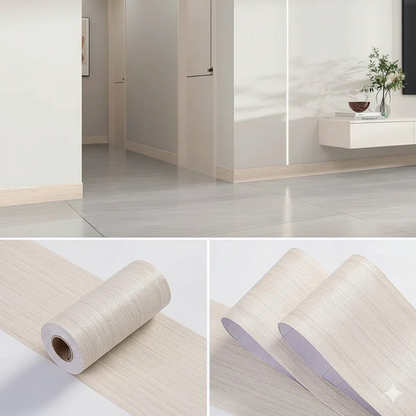 WOODSTRIPE – Verdickter PVC Wandaufkleber in Holzmaserung