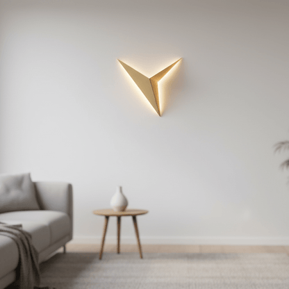 TRIGLOW – Lampada da parete LED triangolare design moderno