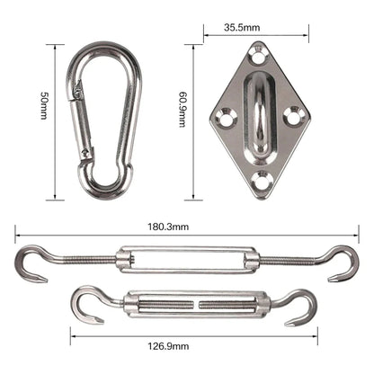 Professional installation kit for awnings - complete set for safe and durable installation