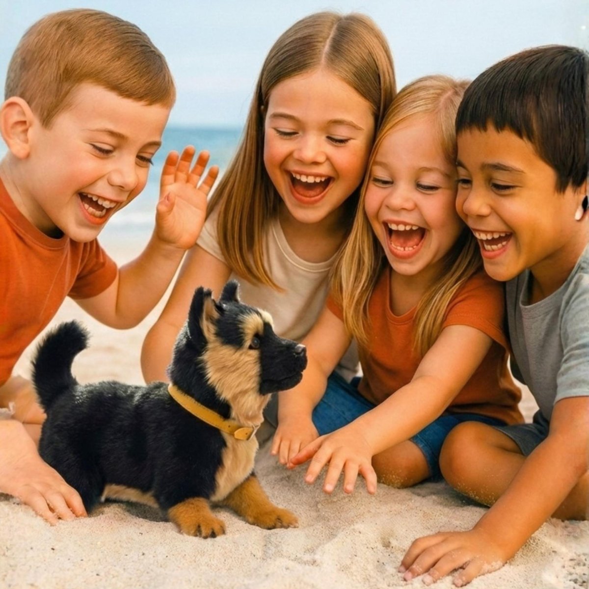 PUPPORA – Peluche pour chien douillette avec apparence réaliste