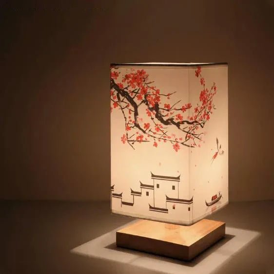 FABWOOD – Moderne lamp van hout en stof
