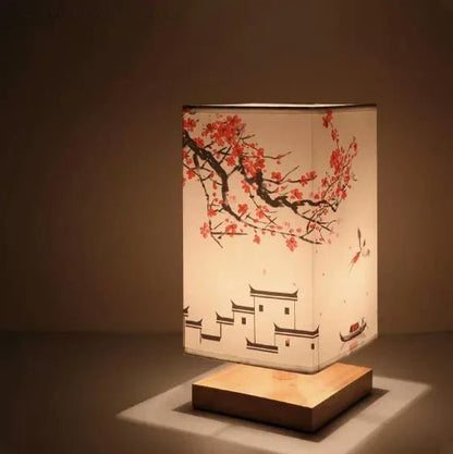 FABWOOD – Moderne lamp van hout en stof