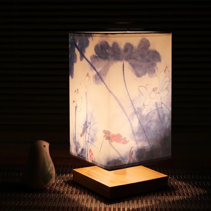 FABWOOD – Moderne lamp van hout en stof