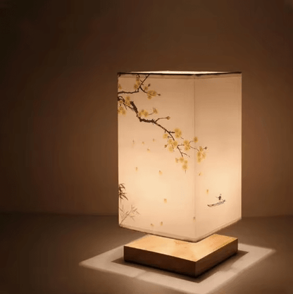 FABWOOD – Moderne lamp van hout en stof