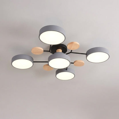 ARBORIA – Plafonnier LED scandinave au design naturel en forme de branche