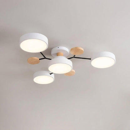 ARBORIA – Plafonnier LED scandinave au design naturel en forme de branche