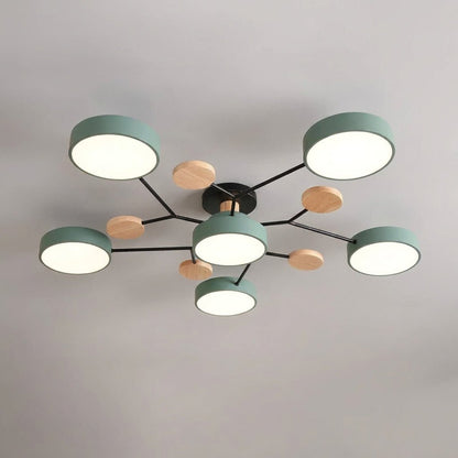 ARBORIA – Plafonnier LED scandinave au design naturel en forme de branche