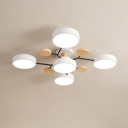 ARBORIA – Plafonnier LED scandinave au design naturel en forme de branche