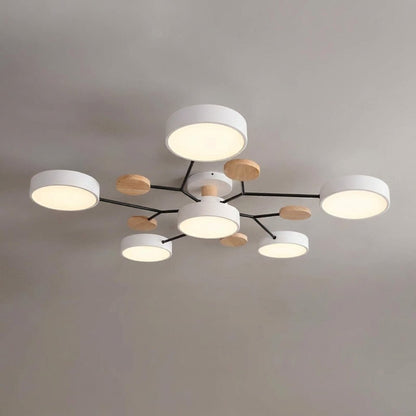 ARBORIA – Plafonnier LED scandinave au design naturel en forme de branche